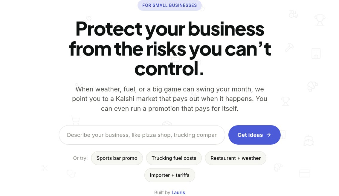Калши поддержала сервис bizhedge.app для хеджирования рисков