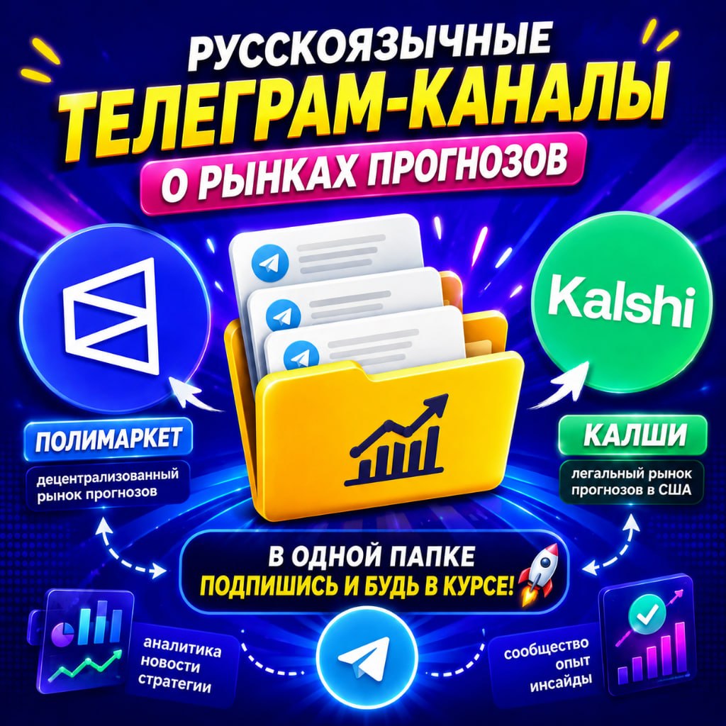 Папка лучших русскоязычных каналов про рынок прогнозов